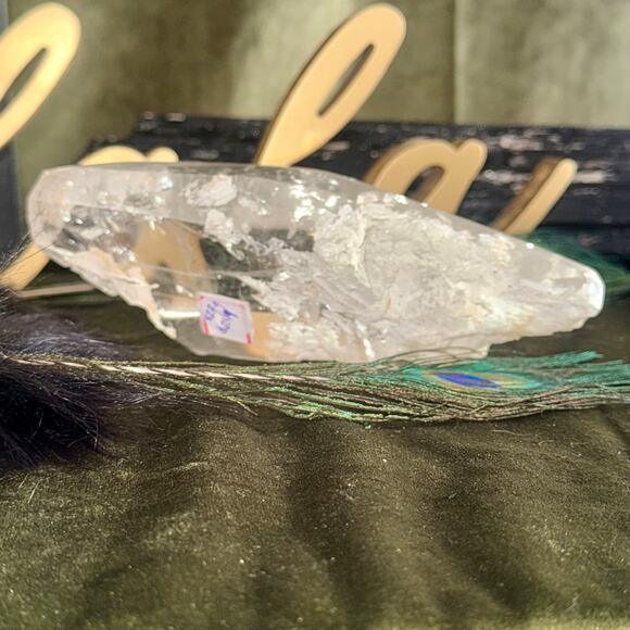 Premier Brazilian Clear Quartz Showcase – 823 g, 7.5″ × 1.75″ - Picture 2 of 7